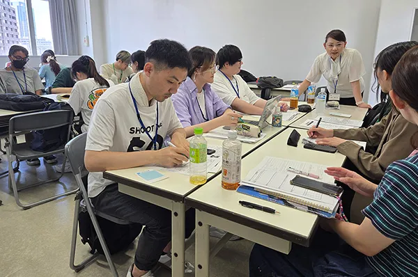 面接練習の様子