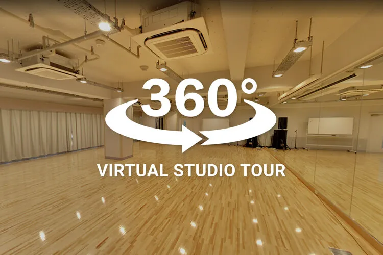 ダンススタジオや校舎設備などを360度バーチャルで見てみよう！