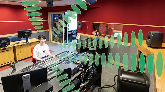 立体音響のイメージ