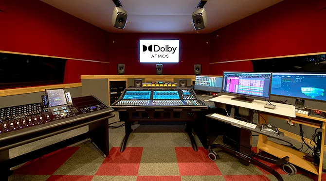 Dolby Atmos®を導入したMAスタジオ