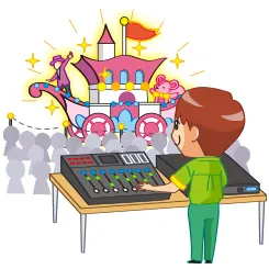 テーマパーク照明