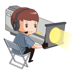 ピンスポットオペレーター