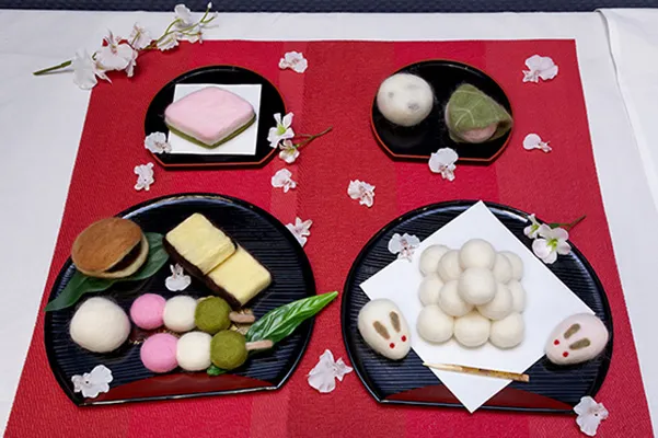 手芸屋羊毛フェルトコーナーのディスプレイ