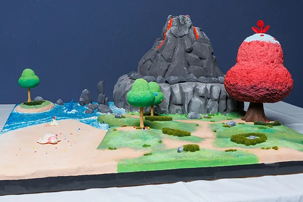 ポケモンたちが住む世界のジオラマ『ふしぎなせかい』