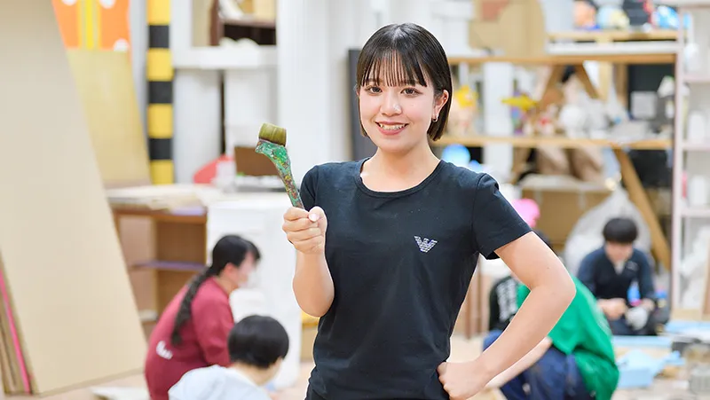 ドラマの世界観をつくり出す美術スタッフになりたい! 美術制作科 米谷さん