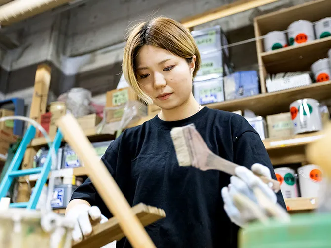 美術(大道具)・河合真愛さん