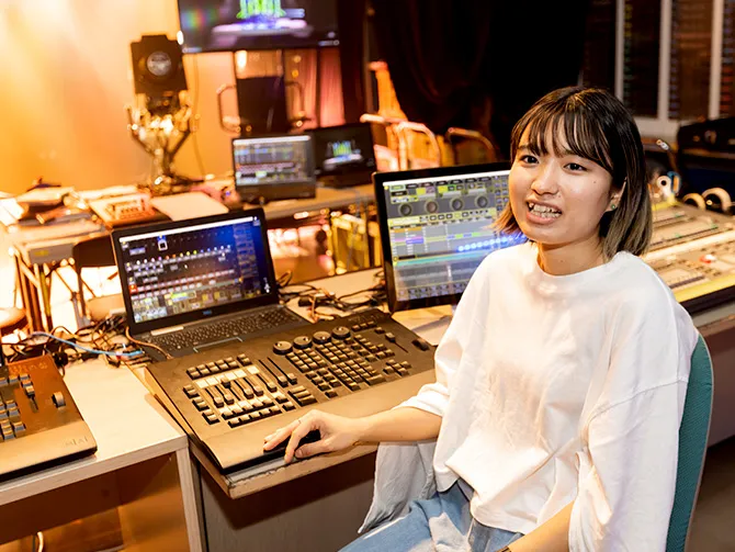 コンサート照明・石櫃優奈さん