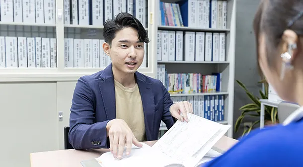 就職アドバイザーが校内に常駐 個別就職相談