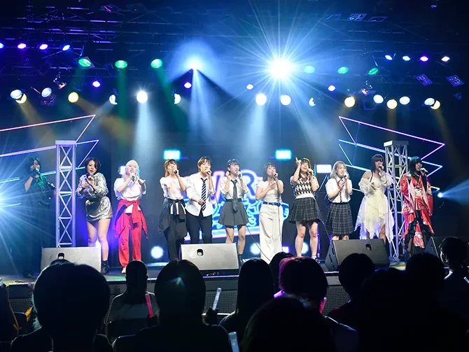 バーチャルvsリアル歌合戦アニソンライブやってみた実習