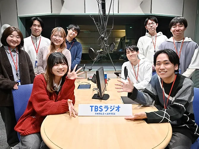 TBSラジオ『JUNK』でオンエアするCM収録