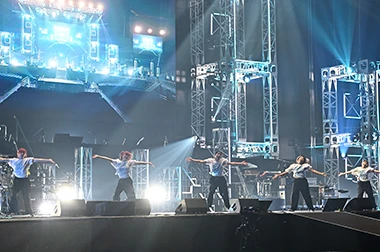 イベントの開幕を知らせる大事な役目。気合いが入りました！