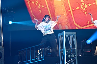 イベントの開幕を知らせる大事な役目。気合いが入りました！