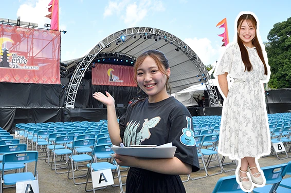 2004年から20年以上続く人気フェス『Slow LIVE ’25 in 池上本門寺』で影アナウンスを担当！