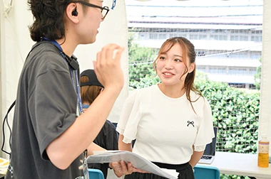 当日の流れや立ち位置、注意事項などを確認