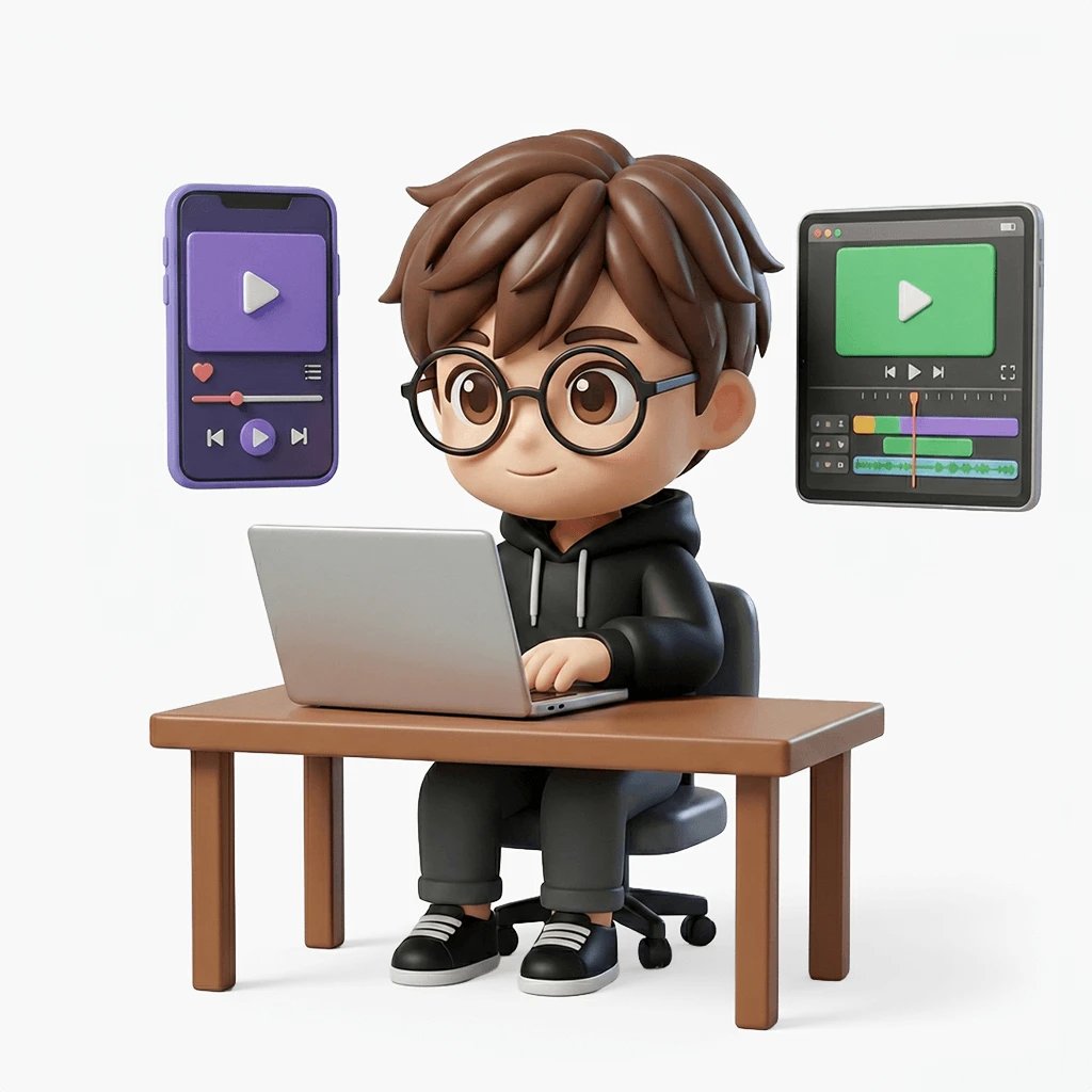 YouTubeなどのWEB動画を制作・演出する担当者