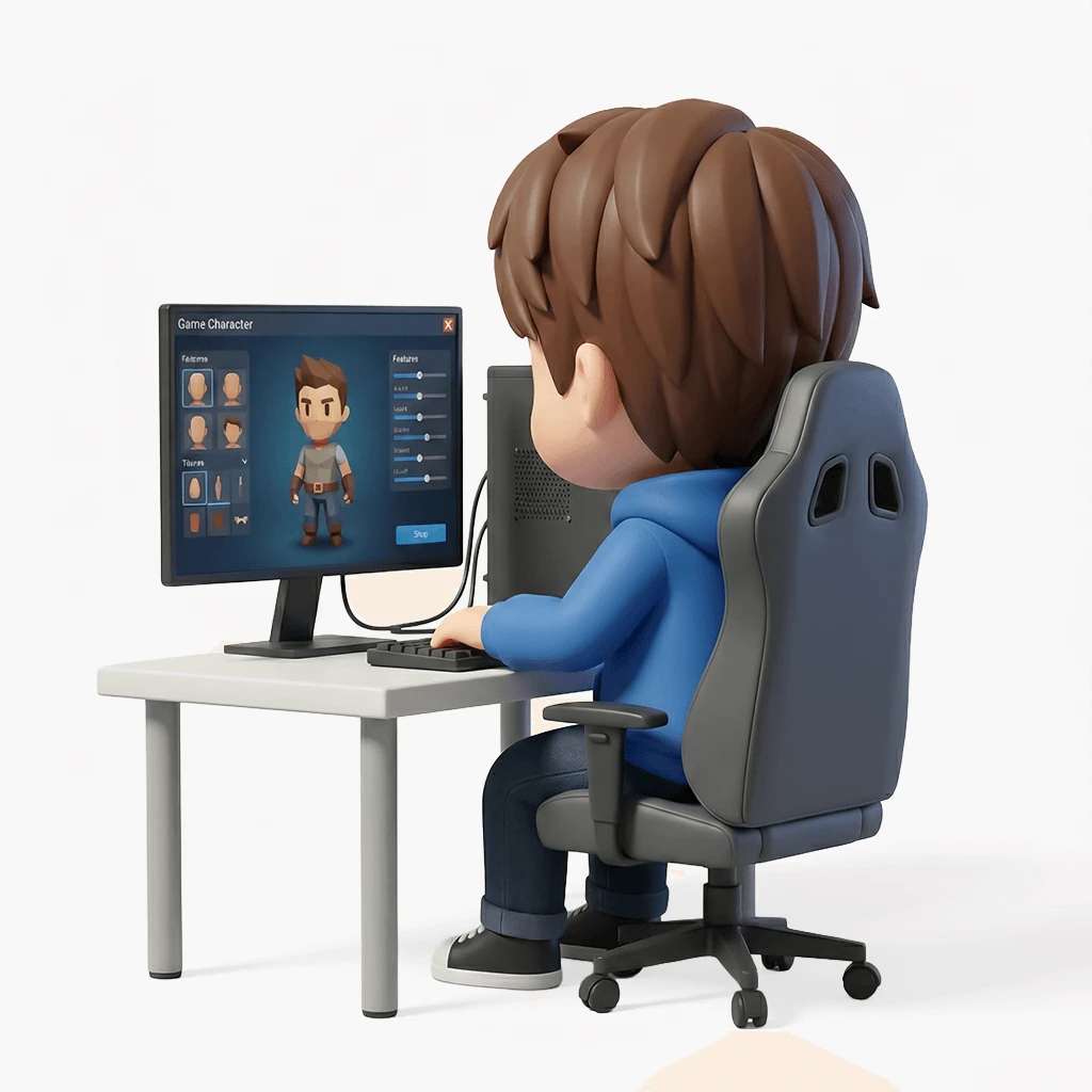 ゲーム開発の環境を整える技術者