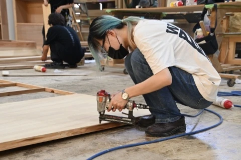 工具の扱い方や現場ならではのノウハウを教わりました