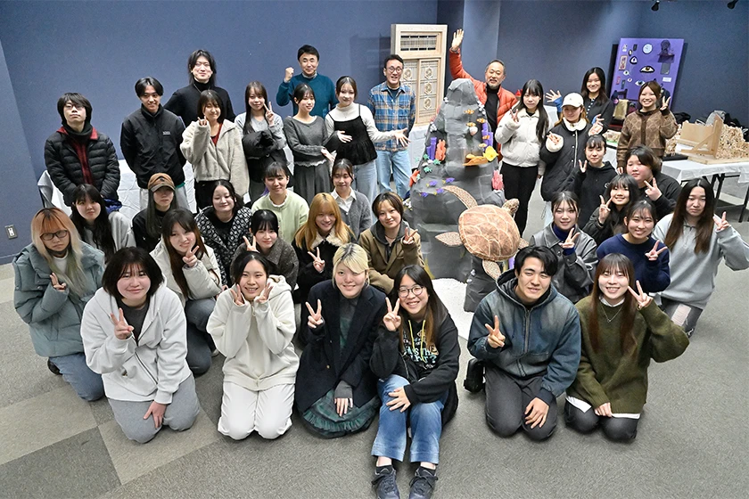 2024年度 美術制作科卒業作品展にて