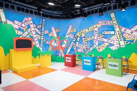 クイズ番組の美術セット