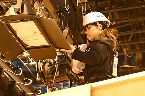 在学中に照明資格の取得が可能