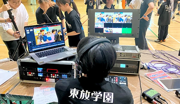 学校対抗運動会でスローオペレーターに挑戦!